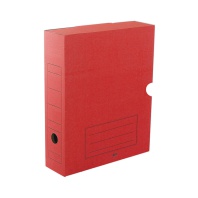 ASR7127 Лоток-коробка А4(325x250x75), 75 мм красный (микрогофрокартон), ASR7127