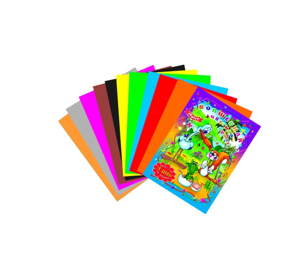 Наборы цветной бумаги  для детского творчества	