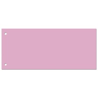 162430 Разделительные полоски (картонные), прямоугольные240х105мм розовые 100л, офсет, пл.180г.
